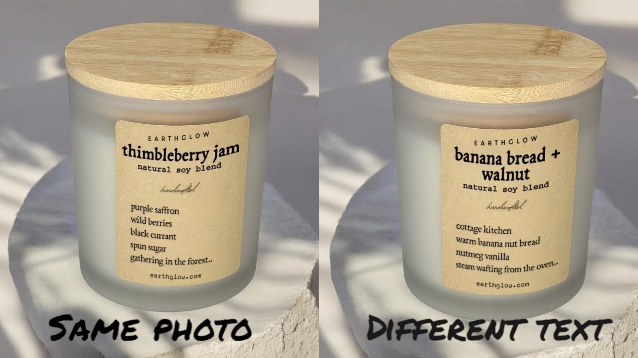 How to make your own mock-up template | Change label text on any label | 😏 UPDATED + Simplified