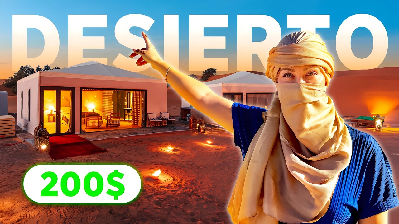 Dormí en una CARPA DE LUJO en el desierto