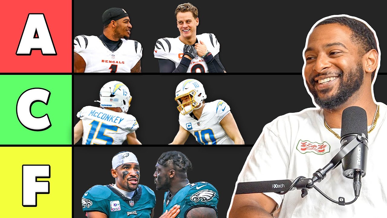 We Put NFL QB & WR Duos In A Tier List