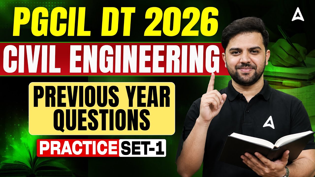 PGCIL DT 2026 Civil Engineering | Previous Year Questions Practice Set-1 🔥