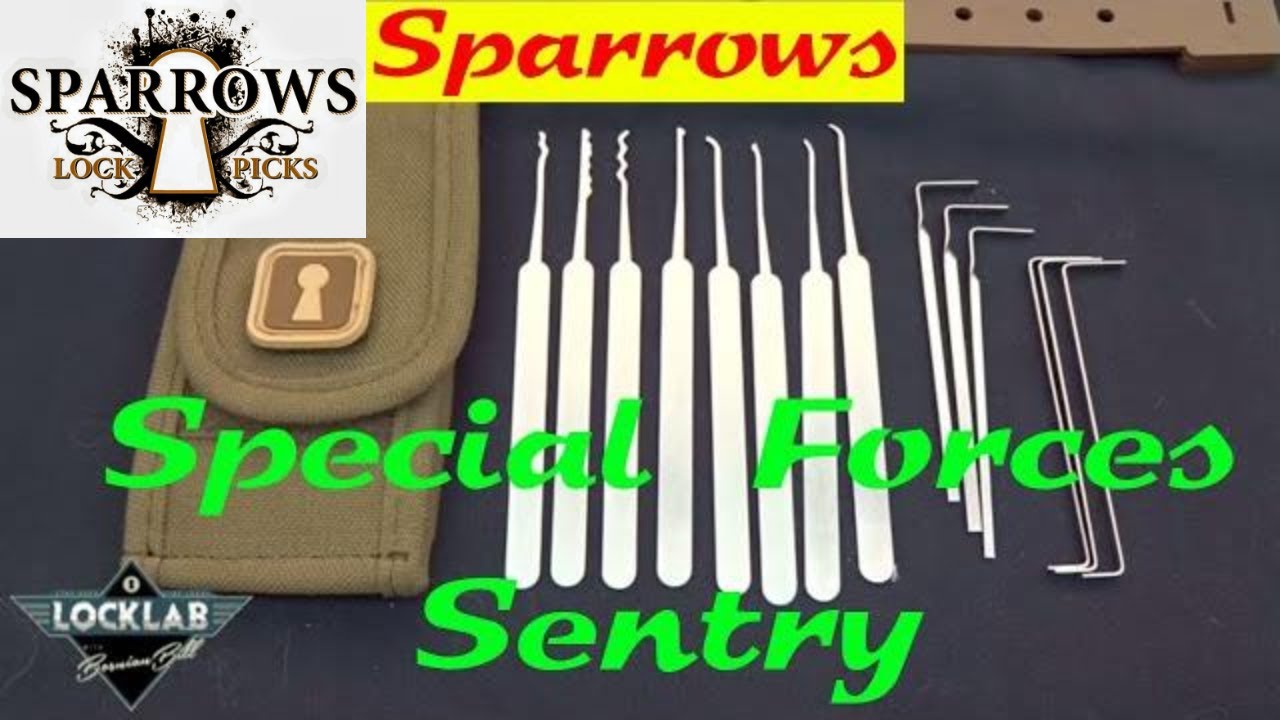 (872) Review: Sparrows SPECIAL FORCES (SF) EDITION SENTRY Lock Pick Set