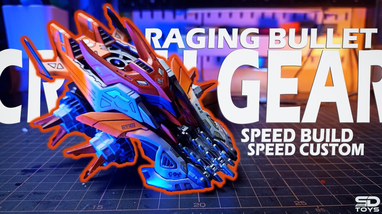 Crush Gear Raging Bullet | Build and Custom | ASMR