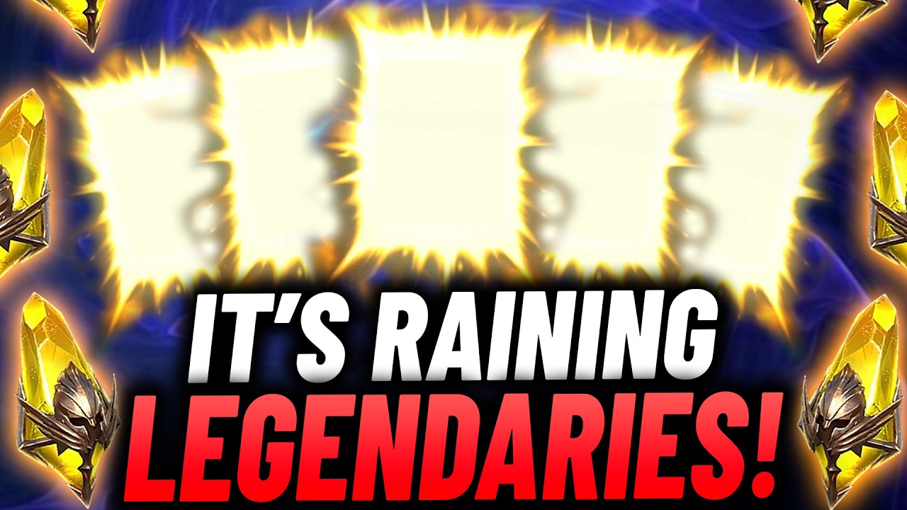 I Keep Pulling Sacred Shards Until I Hit A GOOD LEGENDARY... Raid Shadow Legends 2x Opening