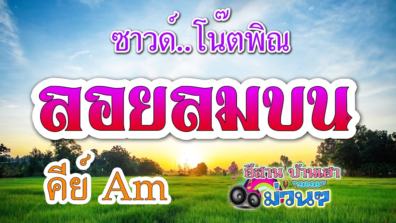 ลอยลมบน - ซาวด์ พร้อมโน๊ตพิณ คีย์ Am