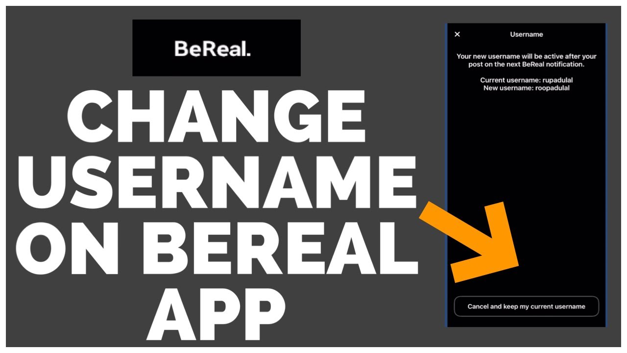 How to Change Username on BeReal App | Change BeReal Username (2022)