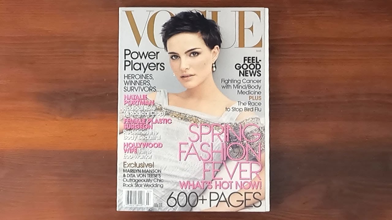 2006 March ASMR Magazine Flip Through: Vogue Nathalie Portman, Marilyn Manson, Dita von Teese