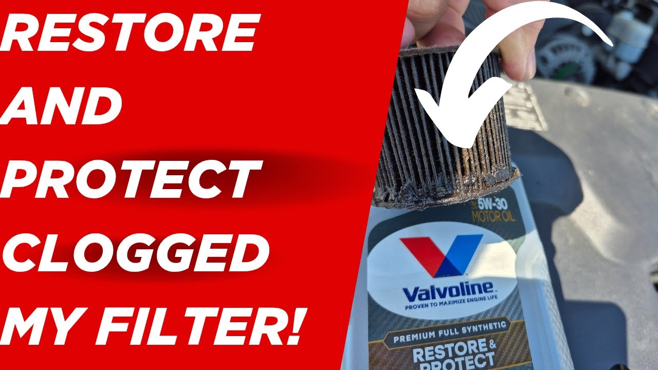 Valvoline Restore and Protect clogged my oil filter (and im not mad!)