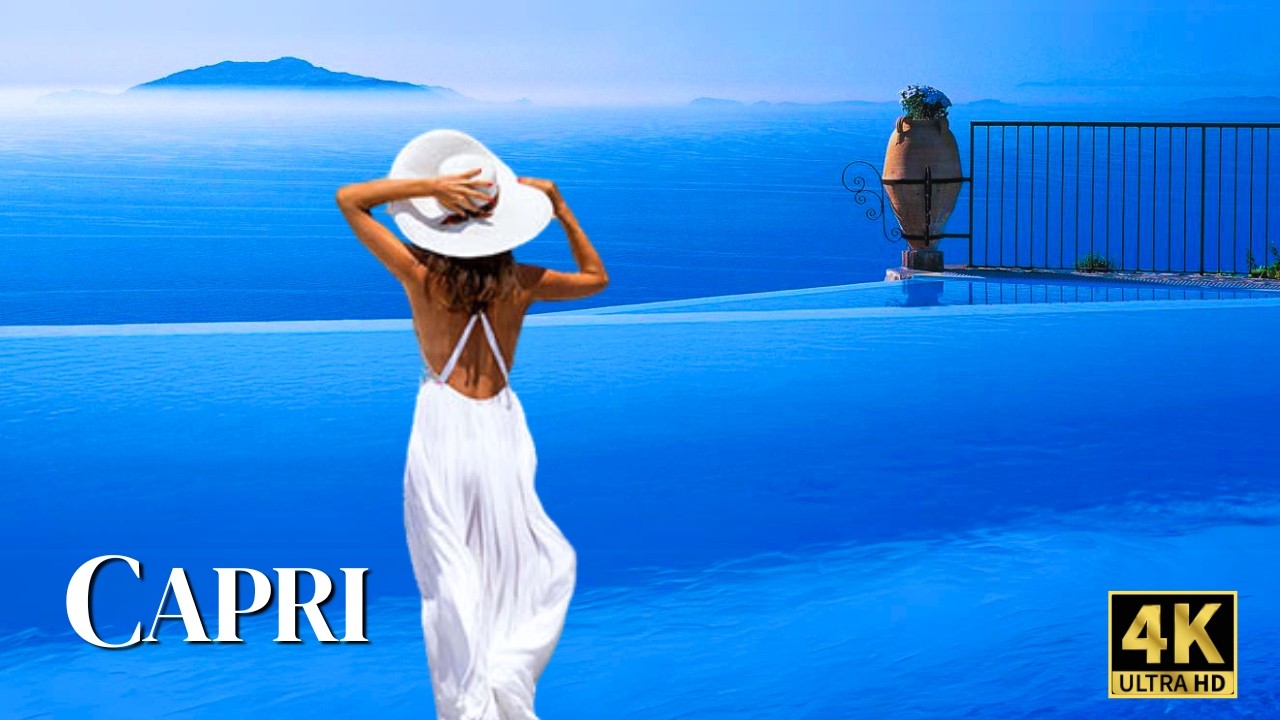 Капри, Италия 🇮🇹 Лучшая в мире 😍 пешеходная экскурсия в 4к!
