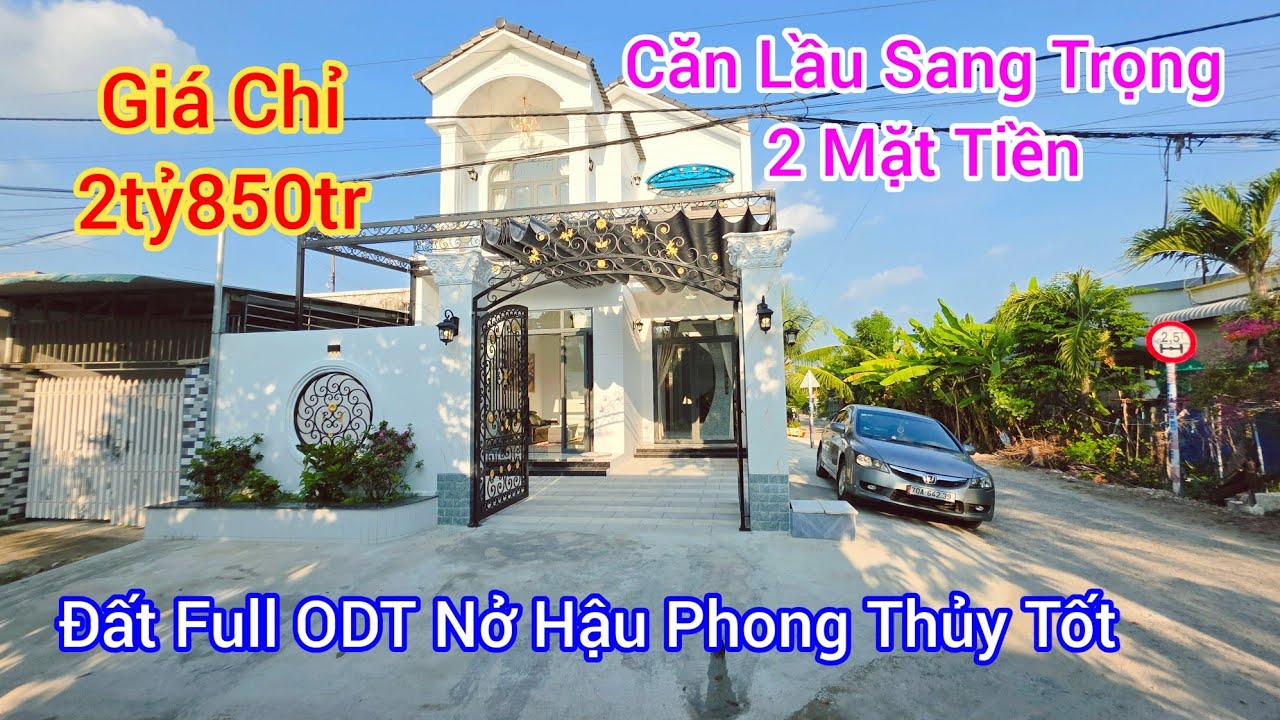 Bán Căn Nhà Lầu Mái Thái Góc 2 Mặt Tiền Thông Thoáng Vị Trí Đắc Địa | Nhà Đất Tây Ninh