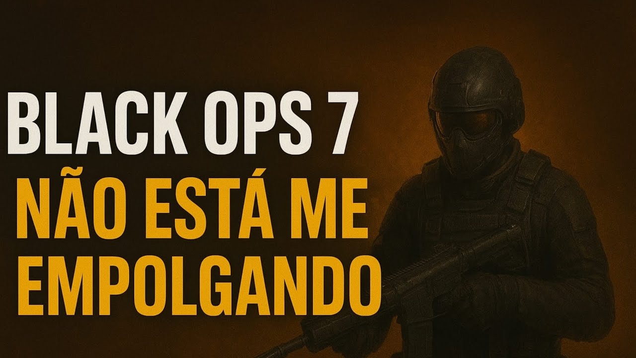 BLACK OPS 7 NÃO ESTÁ EMPOLGANDO, MAS JÁ O BF6...