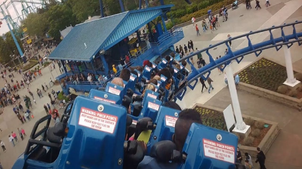 Corkscrew - Cedar Point - Back Row (4K HD POV) - May 2023