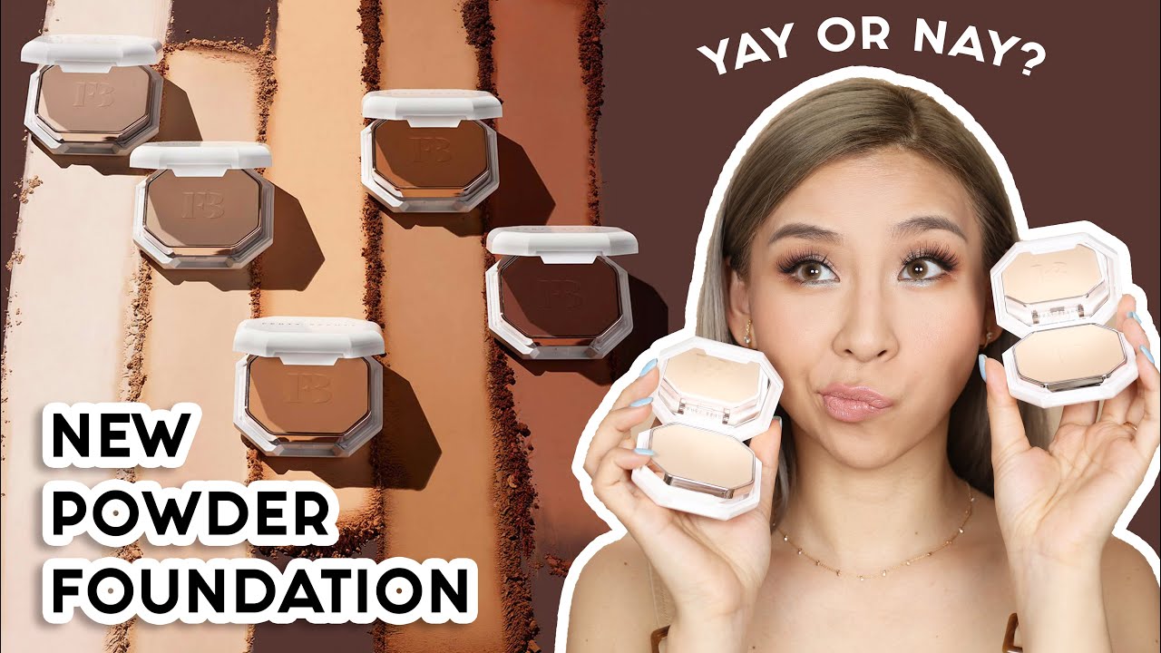 New Fenty Beauty Powder Foundation - Yay or Nay? 12 Hr Wear Test