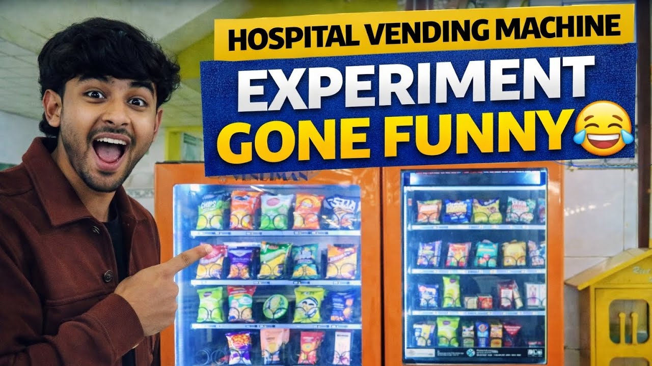 Vending Machine Experiment Gone Funny 😂 | Hospital Vlog