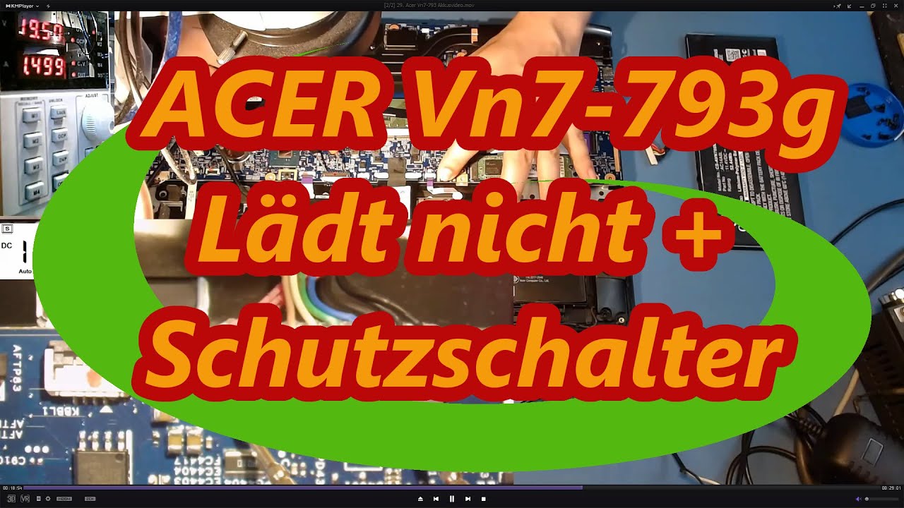 Acer Vn7-793g lädt nicht + (un)geheimer Schalter auf Mainboard
