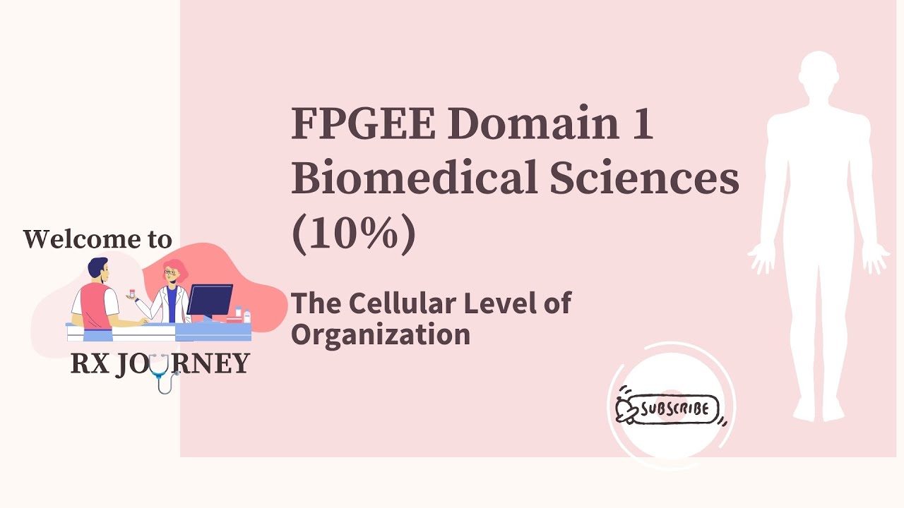 FPGEE Domain 1 | The Cellular Level of Organization | Biomedical Sciences Explained