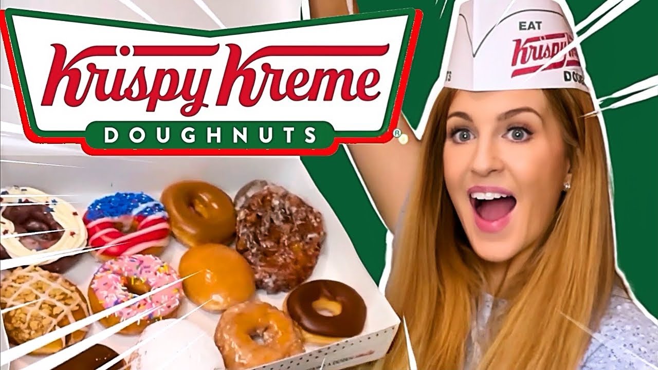 Irish Girl Tries a DOZEN Krispy Kreme Donuts For The First Time