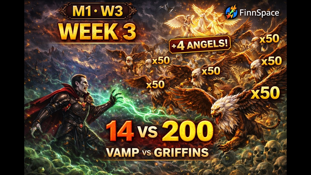 [1 min Battle] Heroes III : 8 Vampire Lord do all