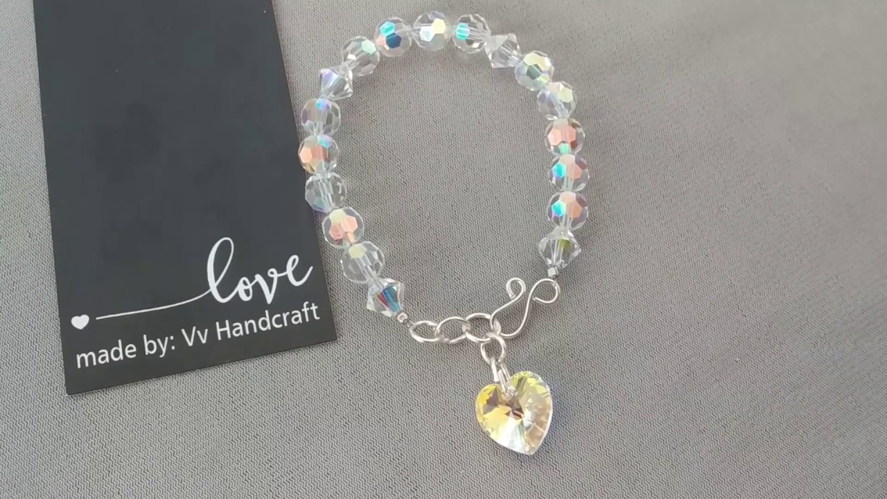 DIY Tutorial Gelang Swarovski Menggunakan String Cable