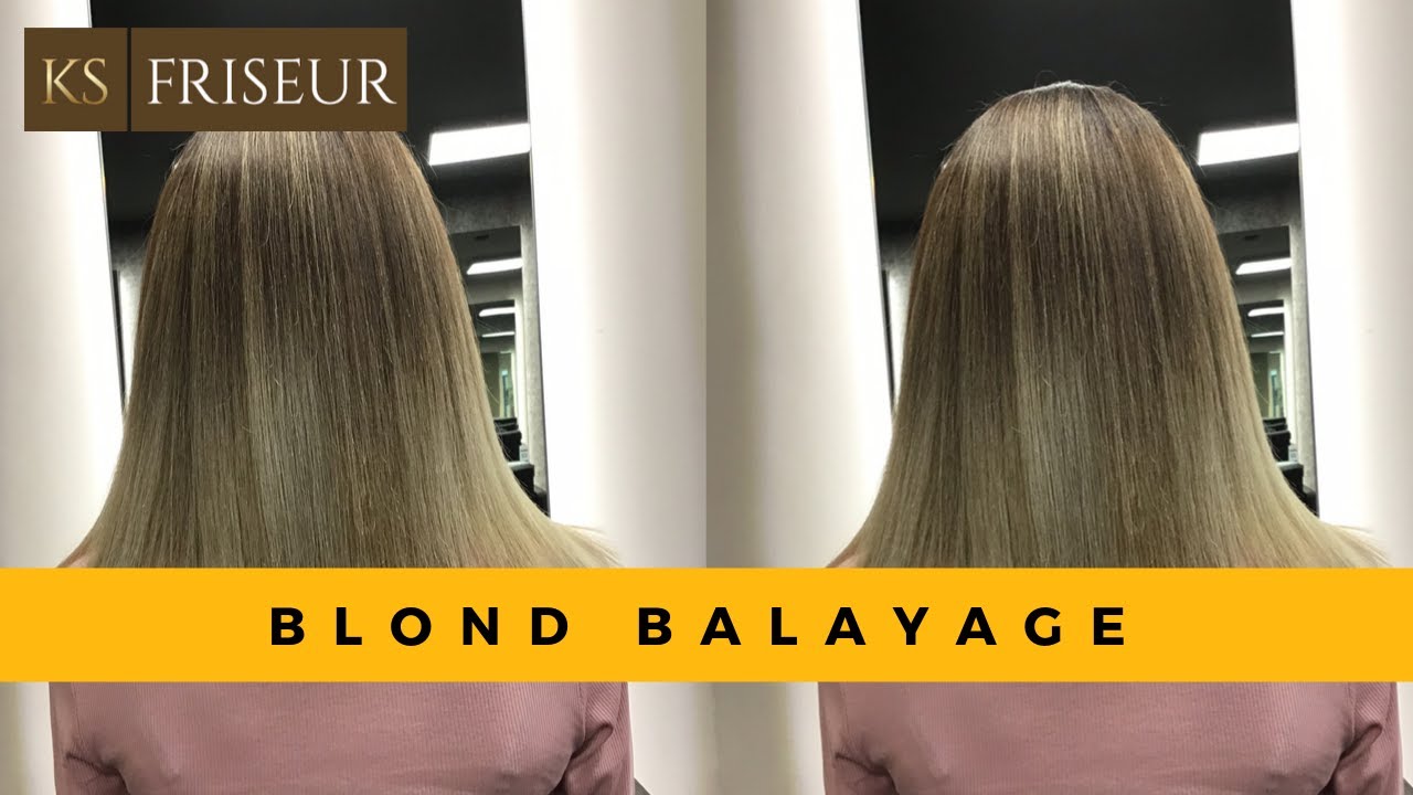 Balayage Blond M&uuml;nchen bei KS Friseur M&uuml;nchen