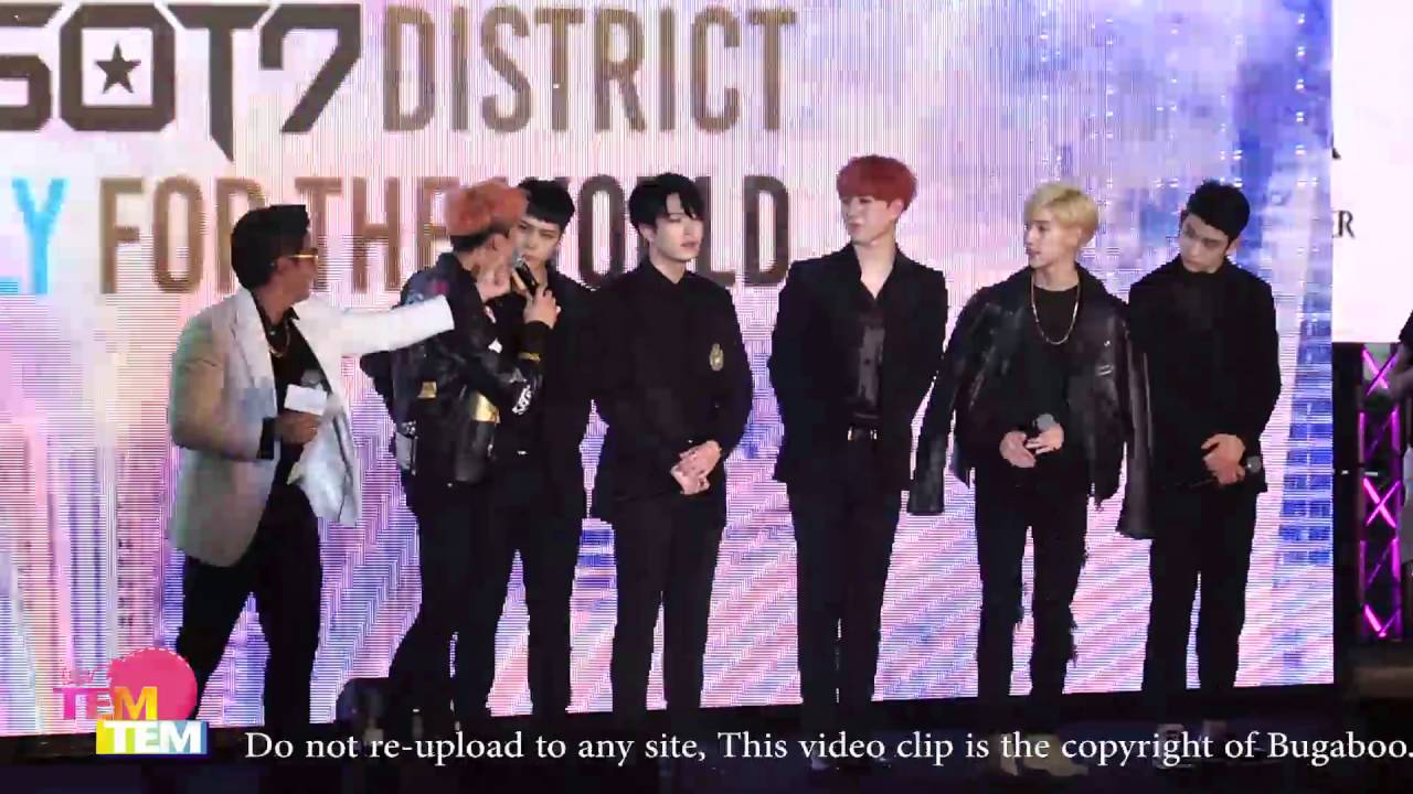 160511 GOT7 1st CONCERT “FLY IN BANGKOK” Press Conference