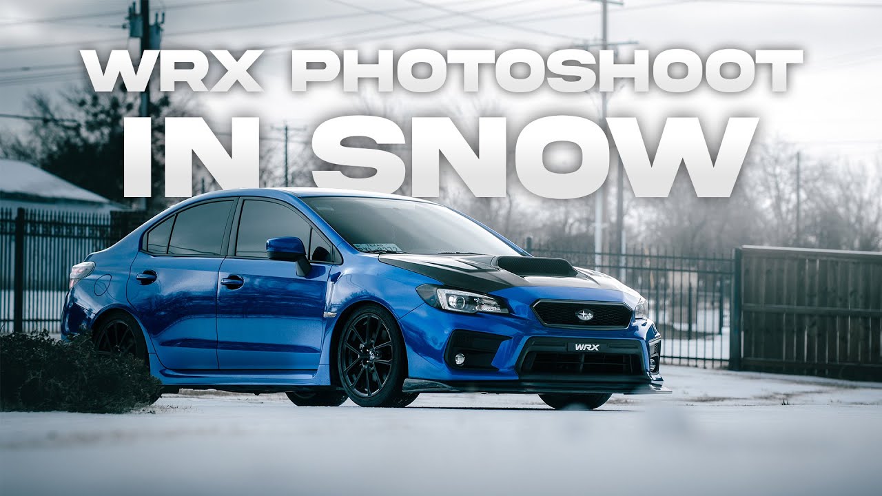 Photographing My WRX in a Winter Snowstorm!