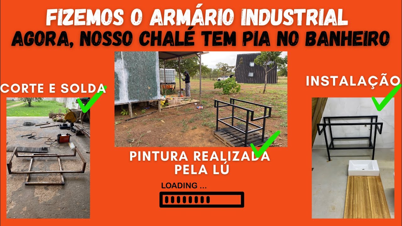 Transforme o seu Chale com um Armário Industrial Incrível!