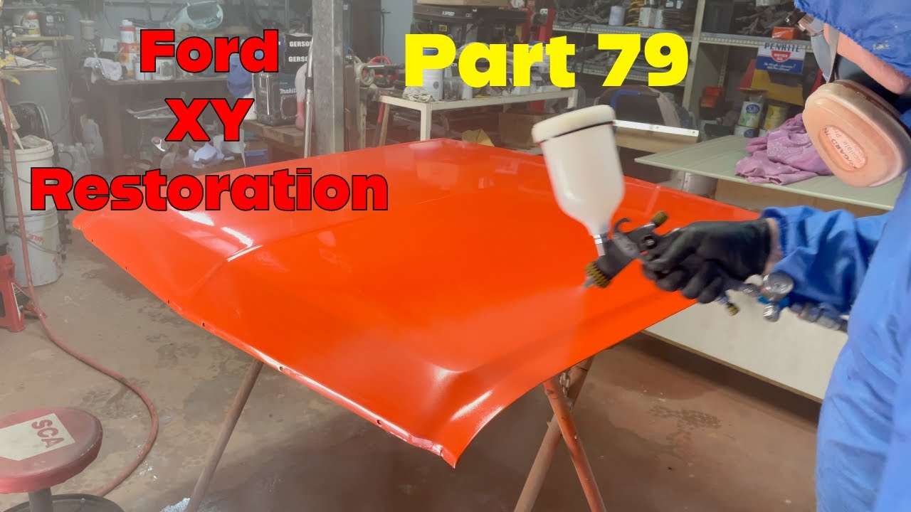 Bonnet finished! Ford Falcon 500 XY Ute Restoration Part 79