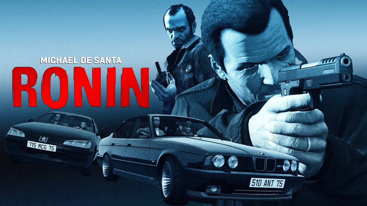Grand Theft Auto 5 - Ronin - Paris Car Chase- GTA 5 Short Film