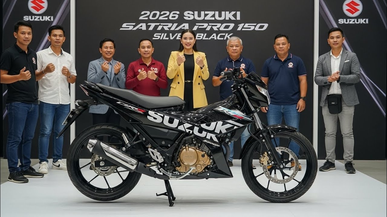 Suzuki Satria Pro 150 2026 Silver Black | Nowa Hyper Underbone Beast! Pełna recenzja i funkcje