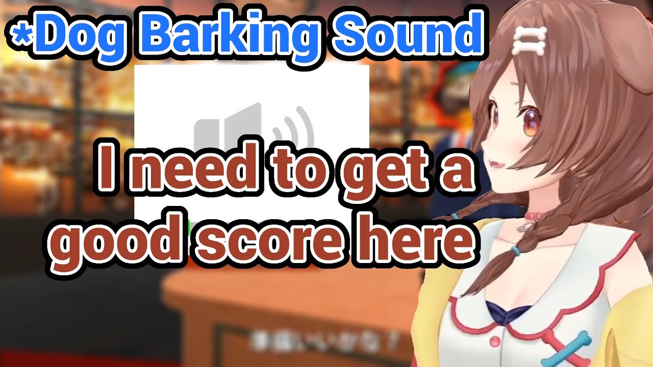 Korone Tried to Imitate the Dog Barking Sound but...