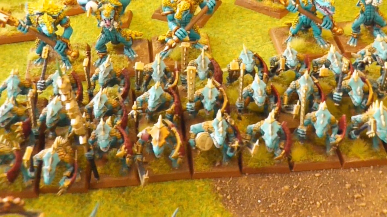 Projekt Update - Warhammer Fantasy Echsenmenschen Armee - Phantasos Studio