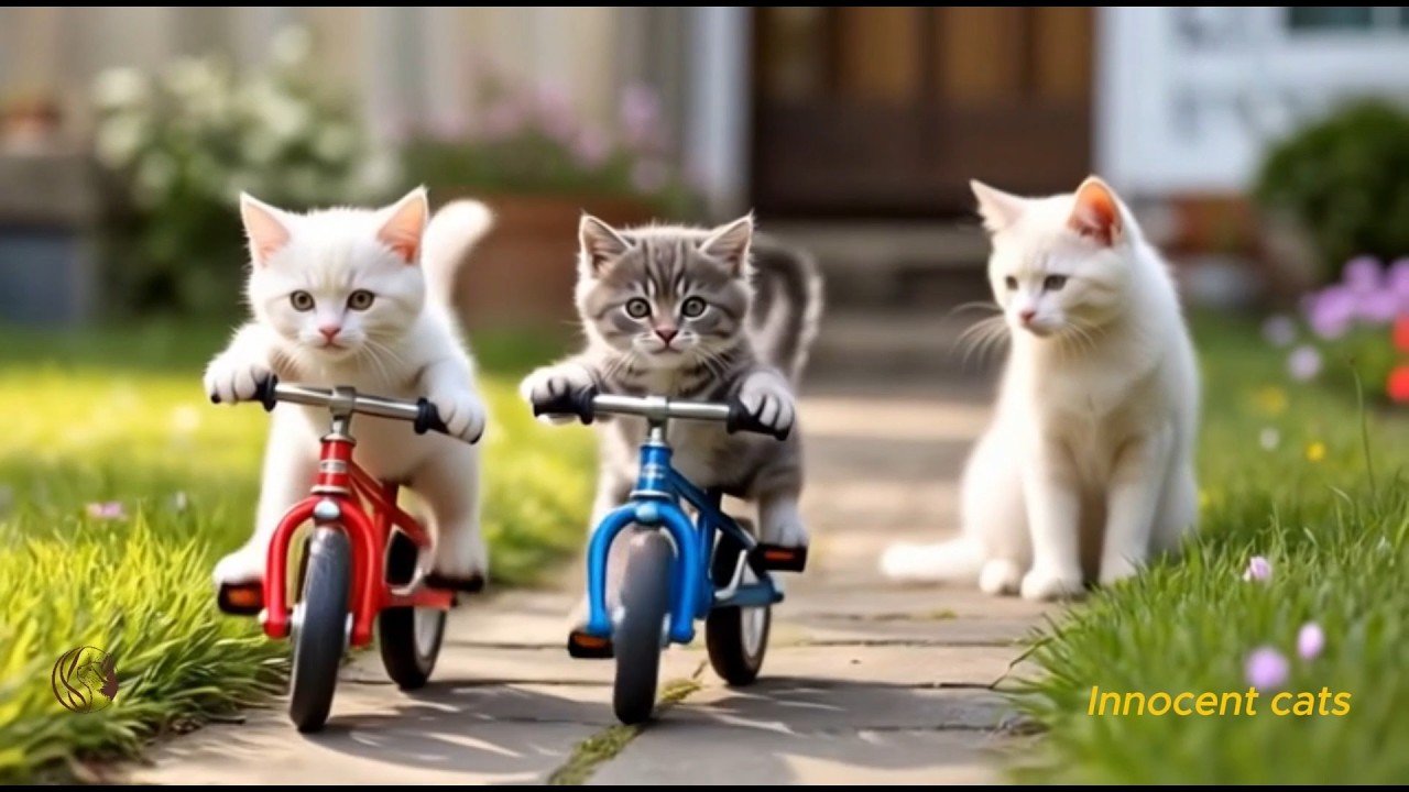 Mama Cat Care For His Kittens 💔🐱 | Heart-Touching Cat Story