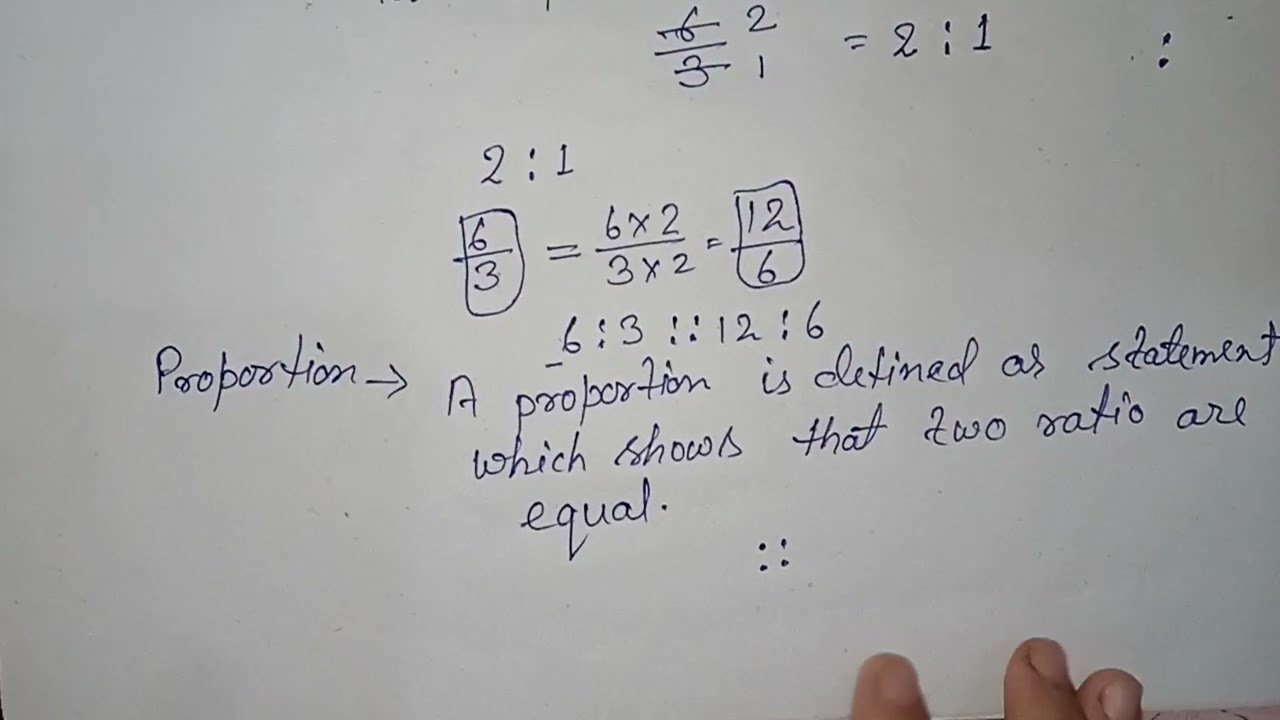 Ratio and proportion: for class 6/7/8