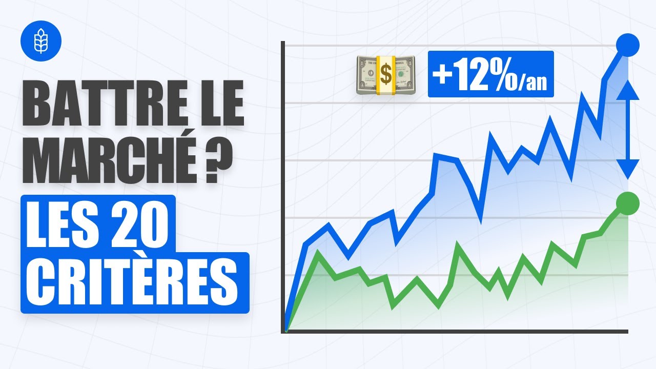 Battre le Marché avec 20 Critères Simples ? (1/4) Méthode 2024