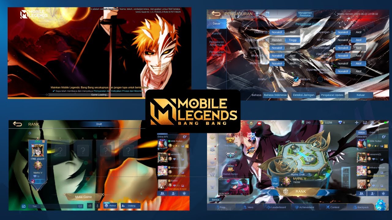 Script Full Background Ml Anime | Bleach