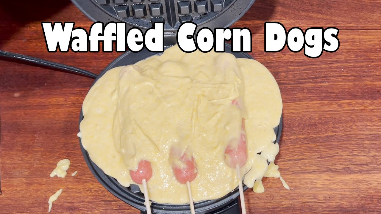 Waffled Corn Dog