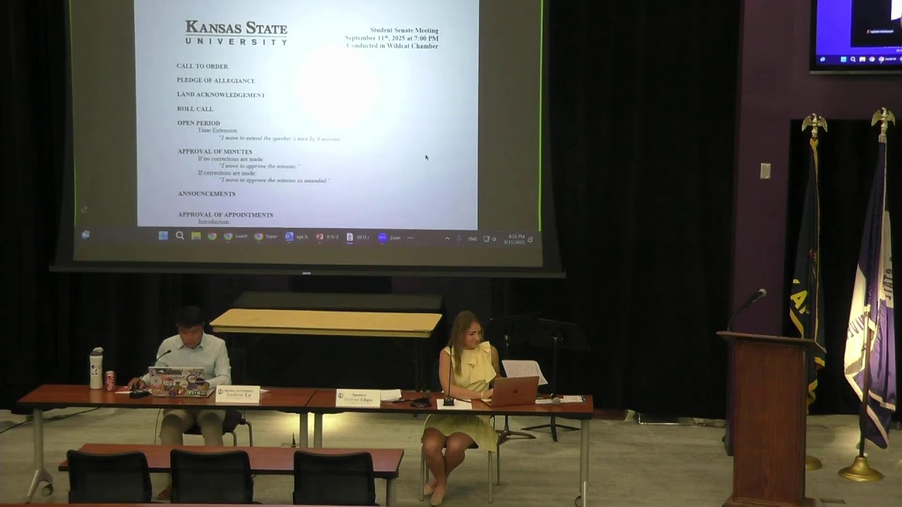 09/11/2025 Student Senate Meeting