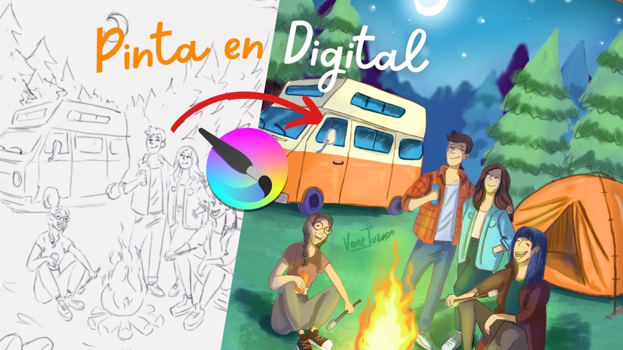 COMO PINTAR EN KRITA- 2025 tutorial (Principiante)