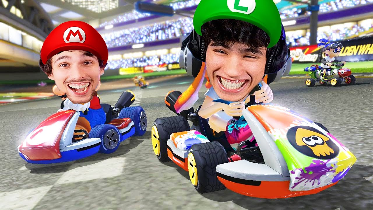 MARIO KART 8 MULTIPLAYER!!