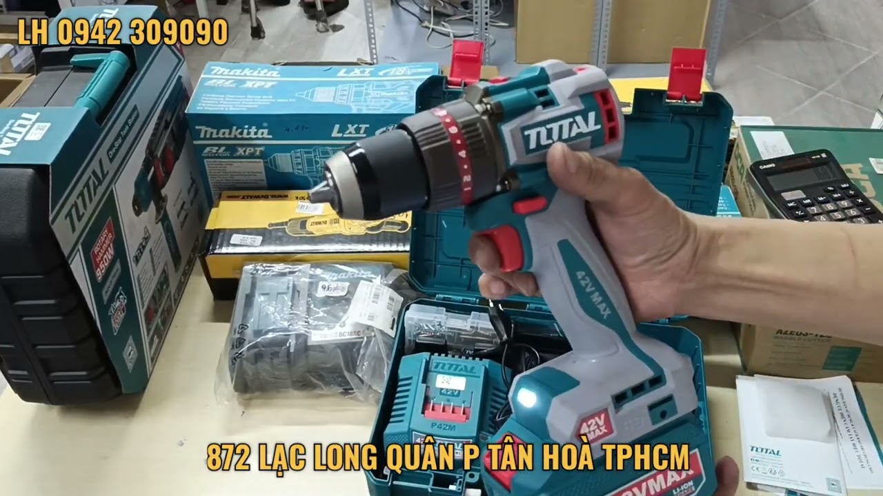 Sale hàng tồn kho giảm đến 10% Total, Makita, Dewalt 