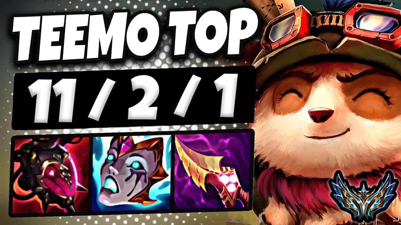 Teemo vs Pantheon [ TOP ] Korea Challenger Patch 25.4 ✅