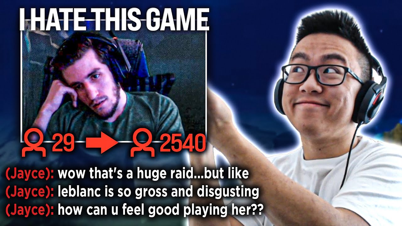 Crushing ANGRY streamer on his best champion then raiding his stream (FINALE)