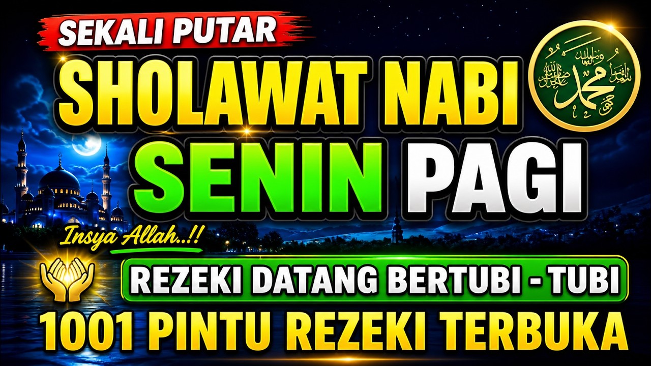 RAHASIA DAHSYAT! SHOLAWAT JIBRIL PENARIK REZEKI PALING KUAT PENGABUL HAJAT & PELUNAS HUTANG