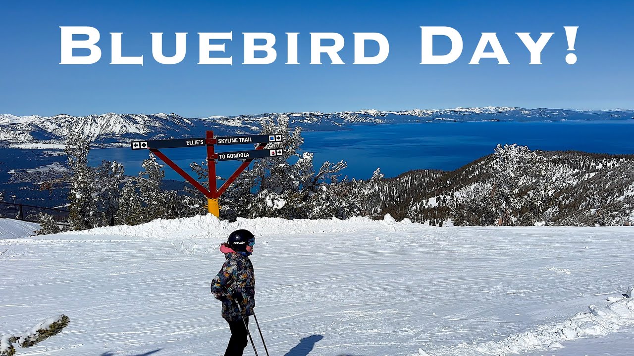 Skiing Heavenly after the Blizzard that left 5 FEET of SNOW! (No powder is left)