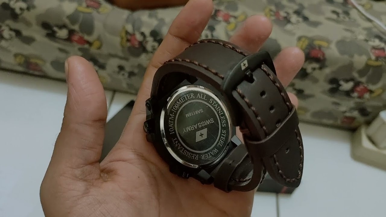 Jam Tangan Swiss Army Infantry SA8118-Lengkap 3 Mesin Analog