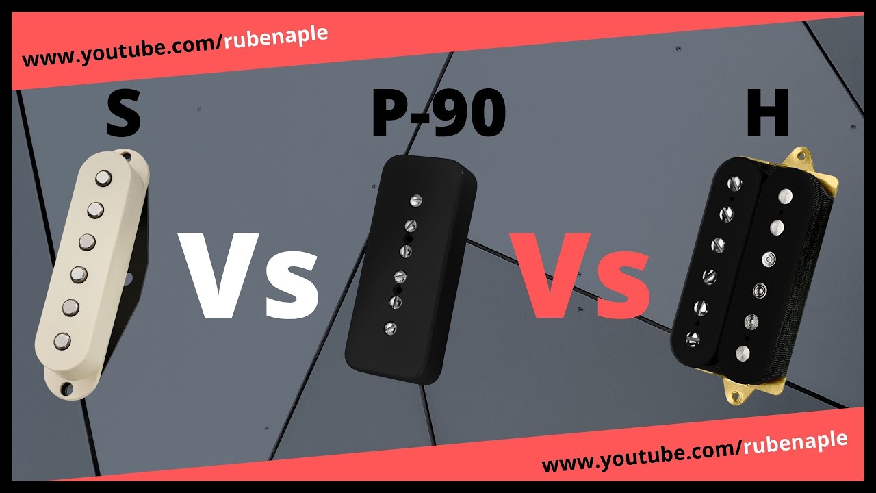 SINGLE vs P90 vs HUMBUCKER (Comparativa pastillas)