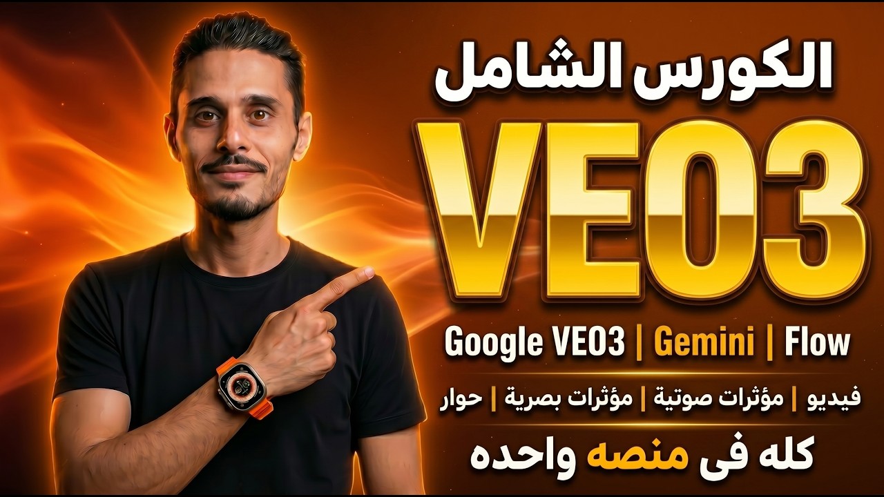 جوجل ڤيو ٣ يُغيّر كل شيء🔥 عمل فيديوهات وإعلانات بالذكاء الاصطناعي🎬 توليد مؤثرات صوتيه وبصريه رائعة💥