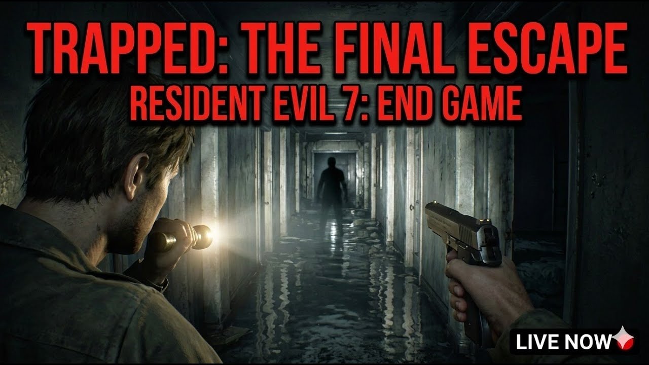 I Beat Resident Evil 7 LIVE and Unlock the Secret Ending 😱🔥 #granny #shortlive