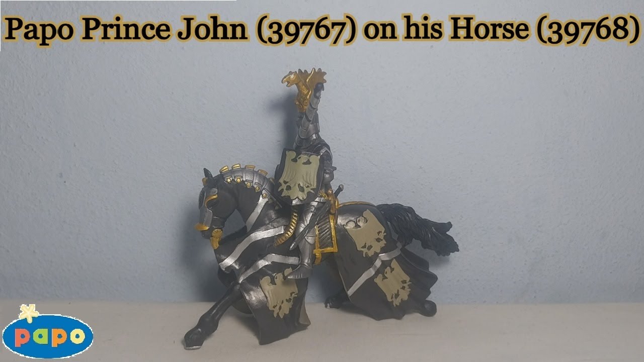 Recenzja figurki Papo Prince John (39767) on his Horse (39768)!