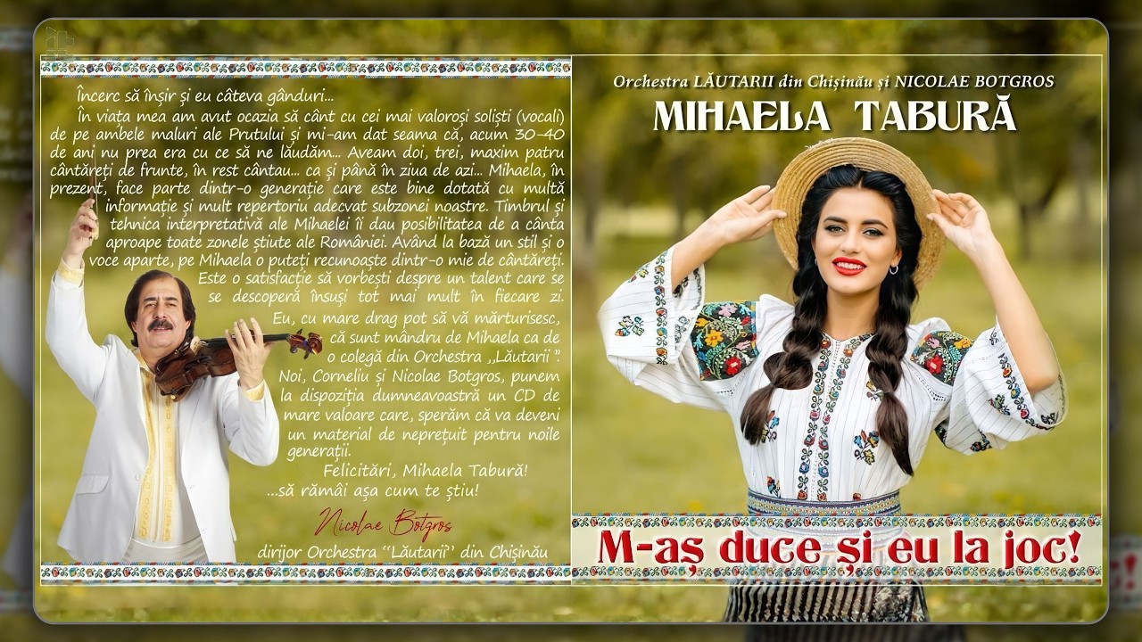 M-aș duce si eu la joc - ALBUM - Mihaela Tabură ✘ Corneliu Botgros ✘ Orchestra Lăutarii 